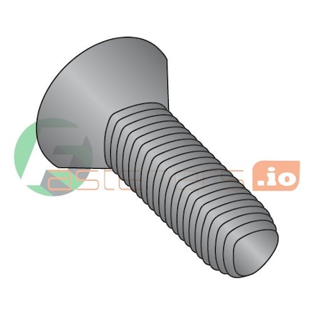 Newport Fasteners Thread Forming Screw, #4-40 x 3/8 in, Black Oxide Steel Flat Head Phillips Drive, 10000 PK 161700